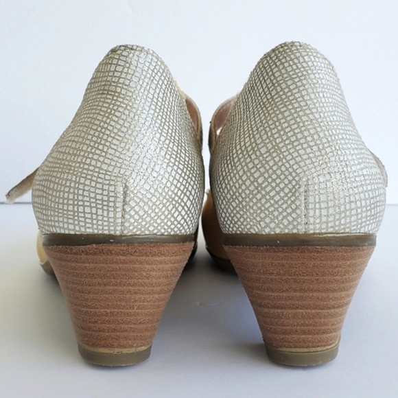 Brako Anatomic Yellow Gold Mary Jane Genuine Leather Shoes Retro Size 37 - Picture 11 of 14